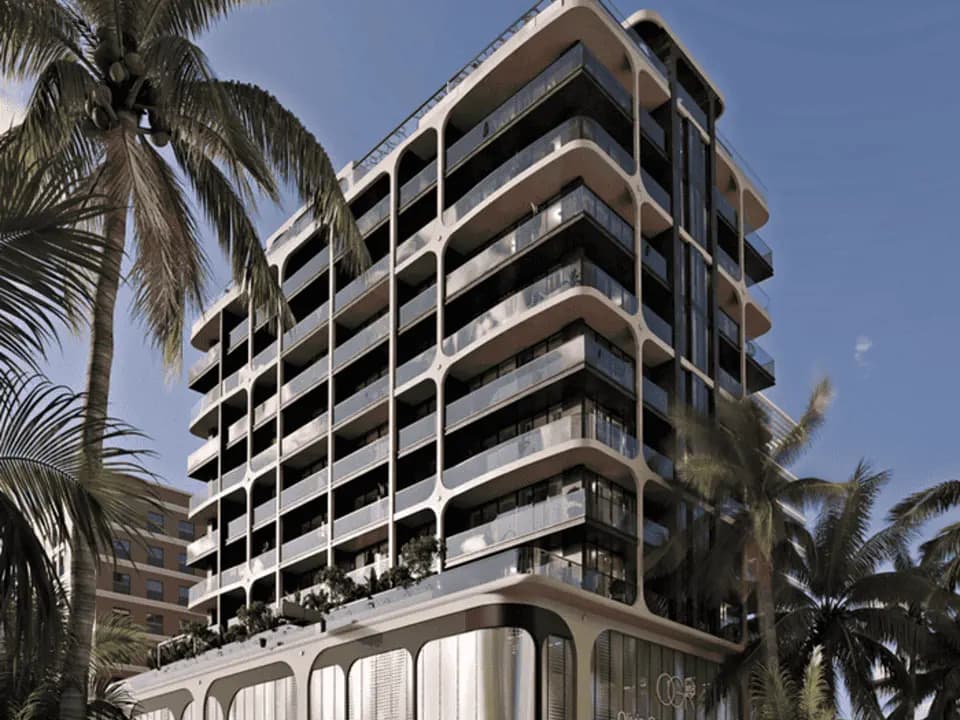 Вечерний рендер проекта Olivia Gardens